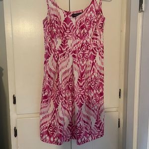 Pretty Pink & White Dress